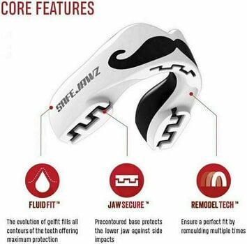 Protecteur buccaux de hockey Safe Jawz Extro Series Self-Fit Mo SR UNI Protecteur buccaux de hockey - 4