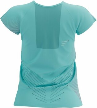 Bežecké tričko s krátkym rukávom
 Compressport Performance SS Tshirt W Aqua/Hot Pink M S Bežecké tričko s krátkym rukávom - 2