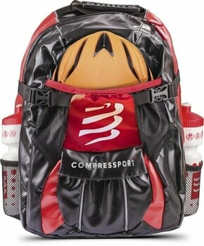 Running backpack Compressport GlobeRacer Bag Black/Red UNI Running backpack - 2