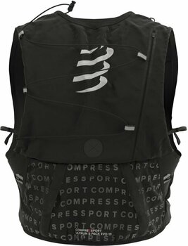 Running backpack Compressport UltRun S Pack Evo 15 Black S Running backpack - 2