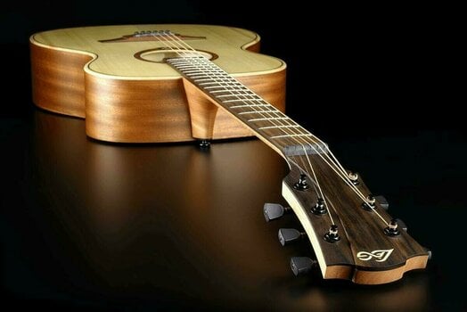 Akusztikus gitár LAG Tramontane T70A Natural Satin - 3
