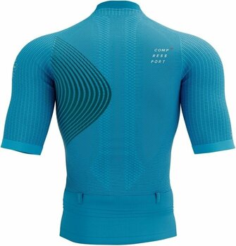 Running t-shirt with short sleeves
 Compressport Trail Postural SS Top M Ocean/Shaded Spruce M Running t-shirt with short sleeves - 3