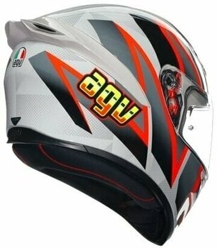 Helmet AGV K1 S Blipper Grey/Red L Helmet - 5