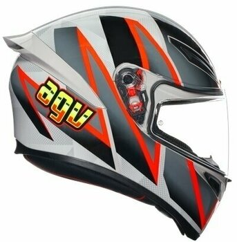 Helmet AGV K1 S Blipper Grey/Red XS Helmet - 4