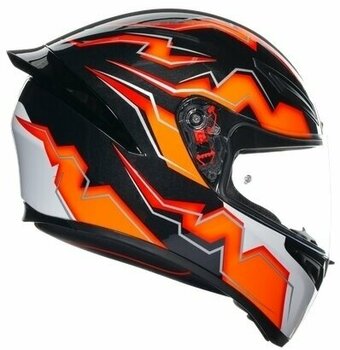 Helmet AGV K1 S Kripton Black/Orange L Helmet - 4