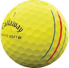 Golfball Callaway ERC Soft 2023 Yellow Triple Track Golfball - 1