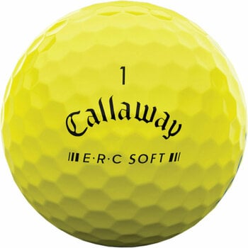 Golfový míček Callaway ERC Soft 2023 Triple Track Yellow - 3