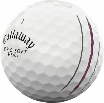 Golfový míček Callaway ERC Soft 2023 Triple Track REVA Pink - 2