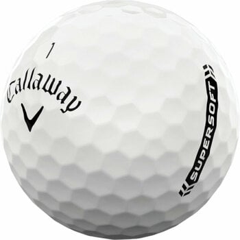 Нова топка за голф Callaway Supersoft 2023 White - 2