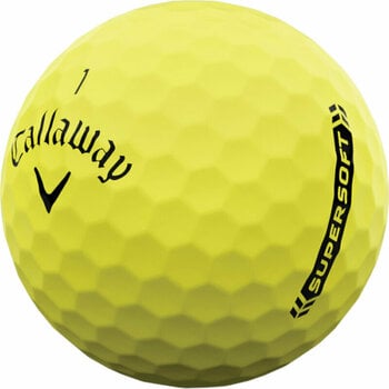 Piłka golfowa Callaway Supersoft 2023 Yellow - 2