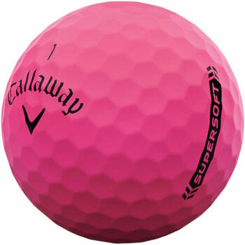 Нова топка за голф Callaway Supersoft Matte 2023 Pink - 2