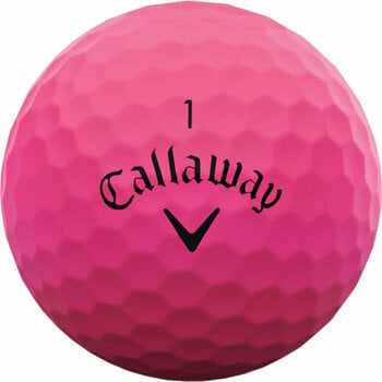 Нова топка за голф Callaway Supersoft Matte 2023 Pink - 3