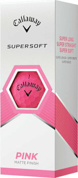 Нова топка за голф Callaway Supersoft Matte 2023 Pink - 4