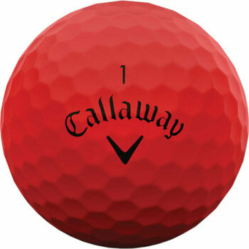Golfový míček Callaway Supersoft Matte 2023 Red - 3