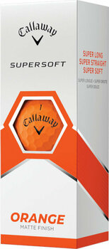 Нова топка за голф Callaway Supersoft Matte 2023 Orange - 4