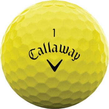 Golfový míček Callaway Warbird 2023 Yellow - 3