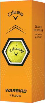 Golf žogice Callaway Warbird 2023 Yellow - 4