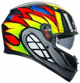 Kask AGV K3 Birdy 2.0 Grey/Yellow/Red L Kask - 4