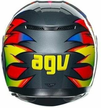 Kask AGV K3 Birdy 2.0 Grey/Yellow/Red L Kask - 7