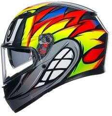 Helm AGV K3 Birdy 2.0 Grey/Yellow/Red XL Helm - 1