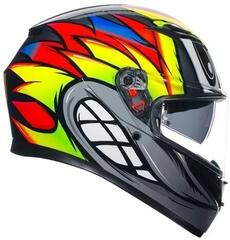 Helm AGV K3 Birdy 2.0 Grey/Yellow/Red XL Helm - 3