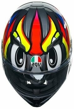 Kask AGV K3 Birdy 2.0 Grey/Yellow/Red XL Kask - 6