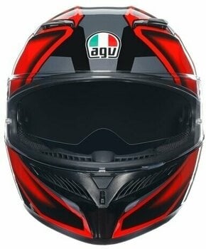 Helmet AGV K3 Compound Black/Red L Helmet - 3