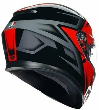 Helm AGV K3 Compound Black/Red L Helm - 5