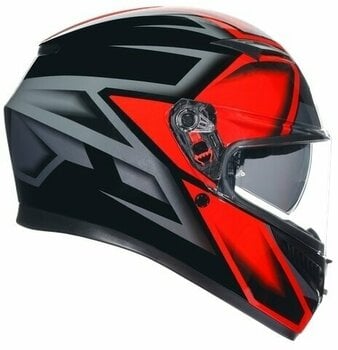 Přilba AGV K3 Compound Black/Red S Přilba - 2