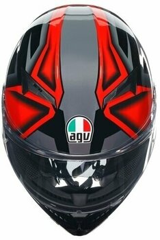 Helmet AGV K3 Compound Black/Red S Helmet - 6