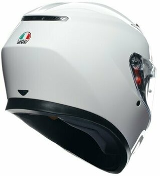 Hjälm AGV K3 Mono Seta White S Hjälm - 5