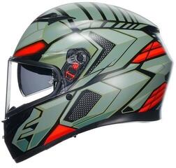 Kask AGV K3 Decept Matt Black/Green/Red XL Kask - 1