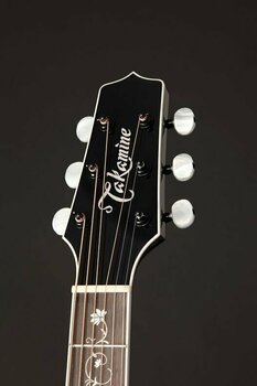 Elektroakusztikus gitár Takamine EF450C-TT Black Burst - 5