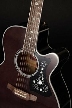 Jumbo elektro-akoestische gitaar Takamine GN75CE Transparent Black - 3