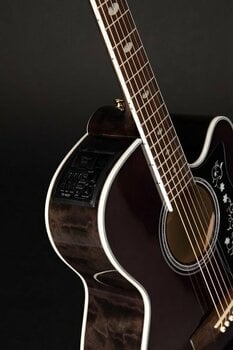 Jumbo elektro-akoestische gitaar Takamine GN75CE Transparent Black - 5