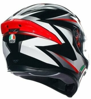 Helmet AGV K-5 S Multi Plasma White/Black/Red M/S Helmet - 4