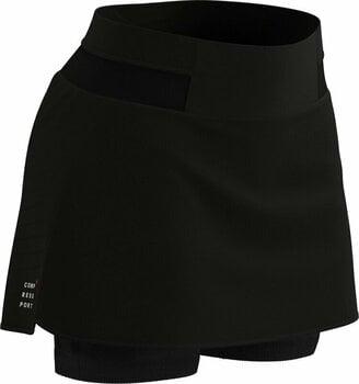 Pantalones cortos para correr Compressport Performance Skirt W Black XS Pantalones cortos para correr - 3