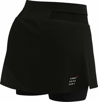 Löparshorts Compressport Performance Skirt W Black XS Löparshorts - 4