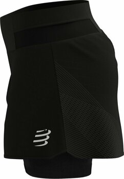 Pantalones cortos para correr Compressport Performance Skirt W Black XS Pantalones cortos para correr - 7