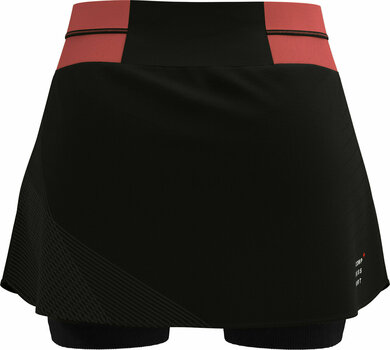 Løbeshorts Compressport Performance Skirt Black/Coral L Løbeshorts - 6