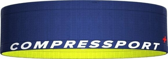 Slučaj za trčanje Compressport Free Belt Sodalite/Lime XL/2XL Slučaj za trčanje - 4