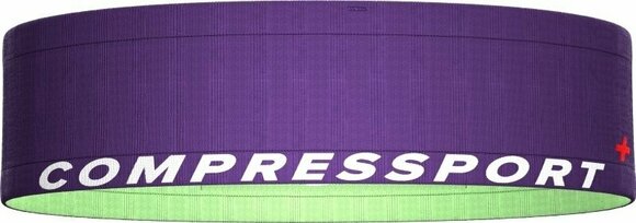 Löparfodral Compressport Free Belt Purple/Paradise Green XS/S Löparfodral - 4