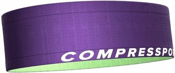 Bežecké puzdro Compressport Free Belt Purple/Paradise Green XL/2XL Bežecké puzdro - 2