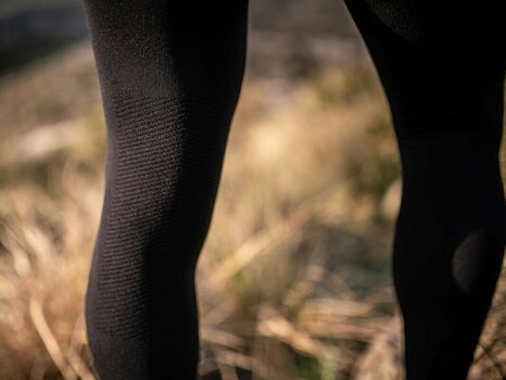 Pantaloni / leggings da corsa Compressport Trail Under Control Full Tights Black T2 Pantaloni / leggings da corsa - 8