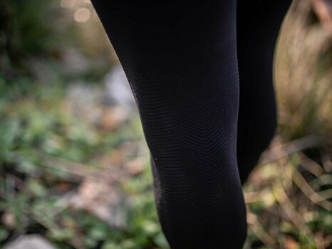 Running trousers/leggings Compressport Trail Under Control Full Tights Black T2 Running trousers/leggings - 9