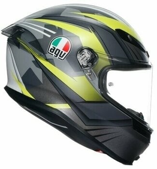 Helm AGV K6 S Excite Matt Camo/Yellow Fluo XL Helm - 2
