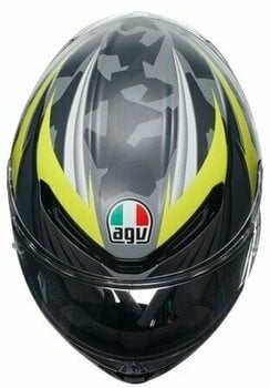 Helm AGV K6 S Excite Matt Camo/Yellow Fluo XL Helm - 6