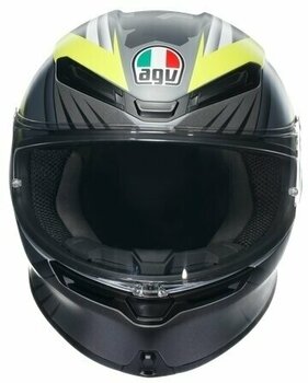 Helmet AGV K6 S Excite Matt Camo/Yellow Fluo XS Helmet - 3