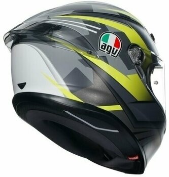 Каска AGV K6 S Excite Matt Camo/Yellow Fluo XS Каска - 5