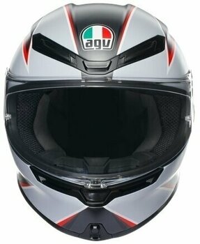 Helmet AGV K6 S Flash Matt Black/Grey/Red L Helmet - 3